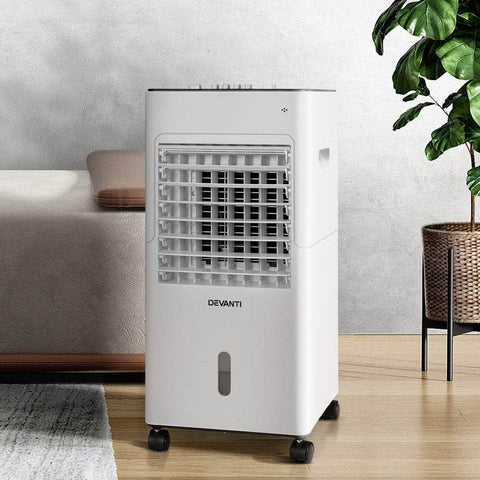 Devanti Evaporative Portable 6L Cooling Fan Humidifier
Air Cooler