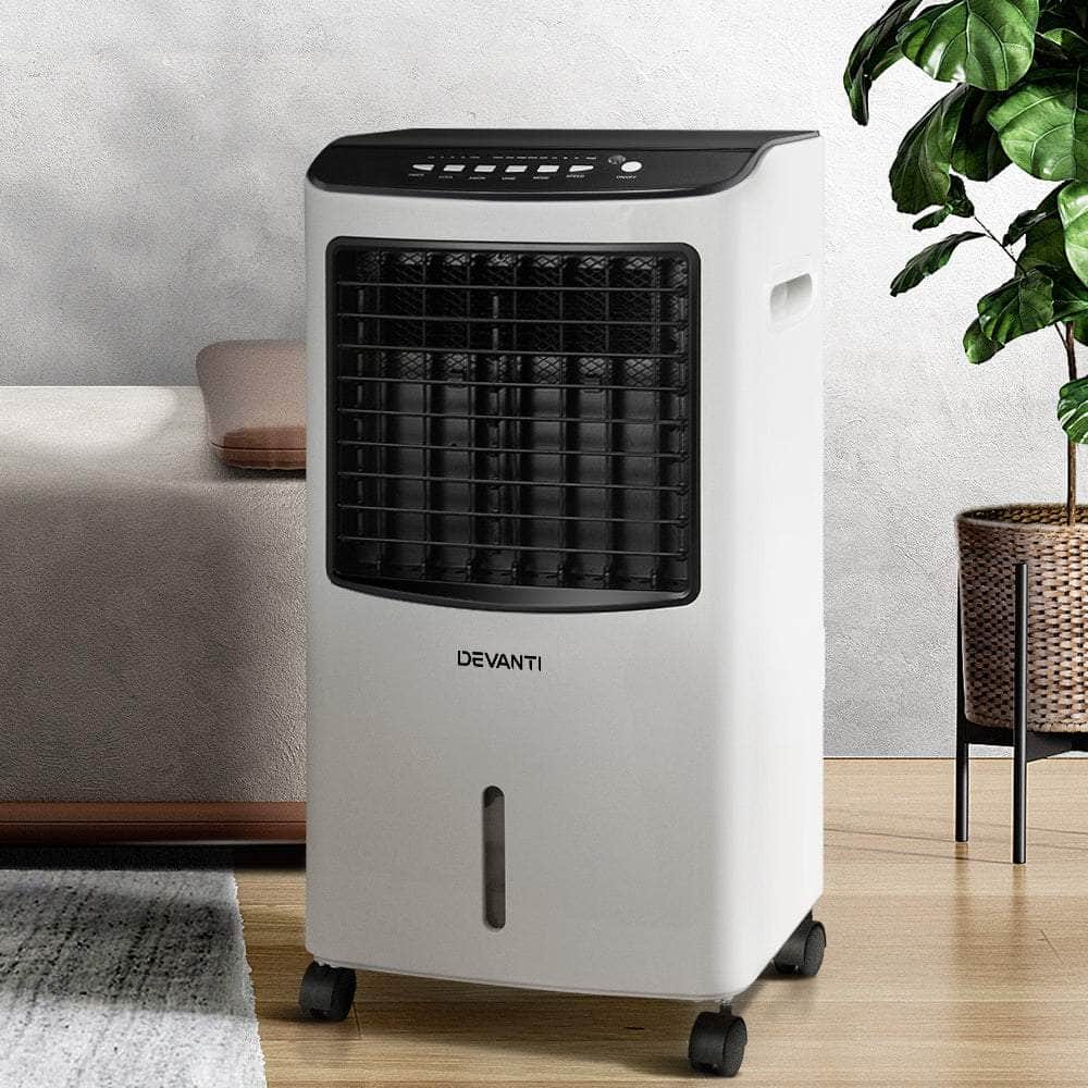 Devanti Evaporative Portable 8L Cooling Fan Humidifier
Air Cooler