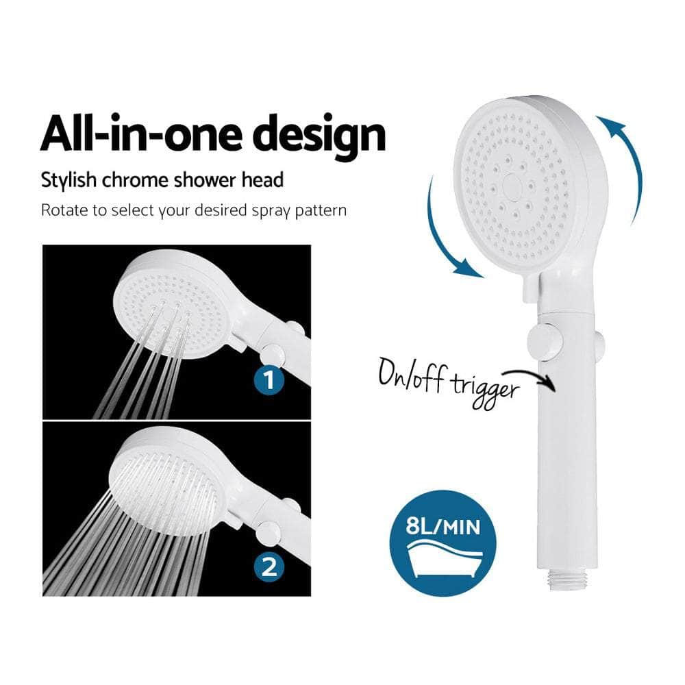 Devanti Gas Hot Water Heater Portable Shower Camping LPG Outdoor Instant Grey