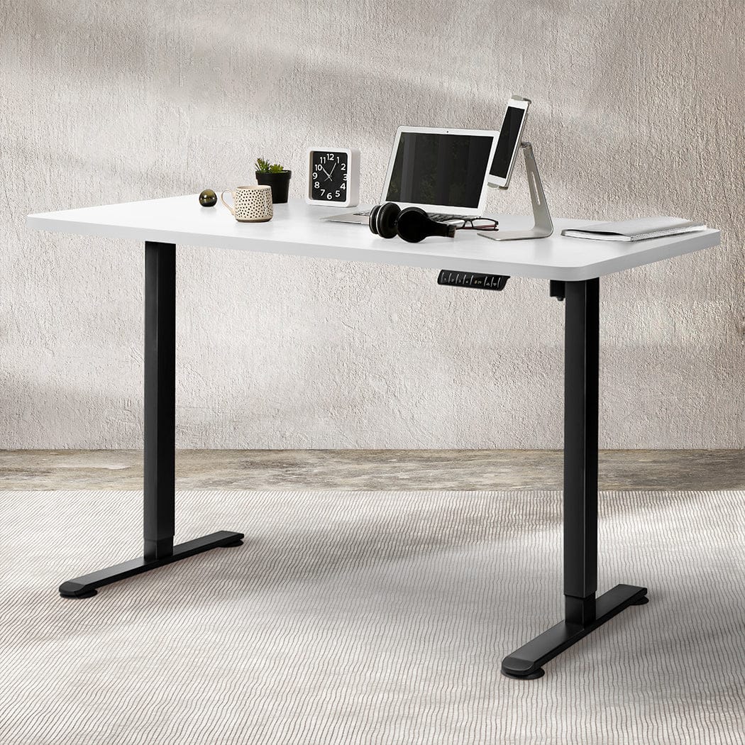 120Cm - Ergonomic Motorised Standing Desk Height 120cm White 800x 1.5MM