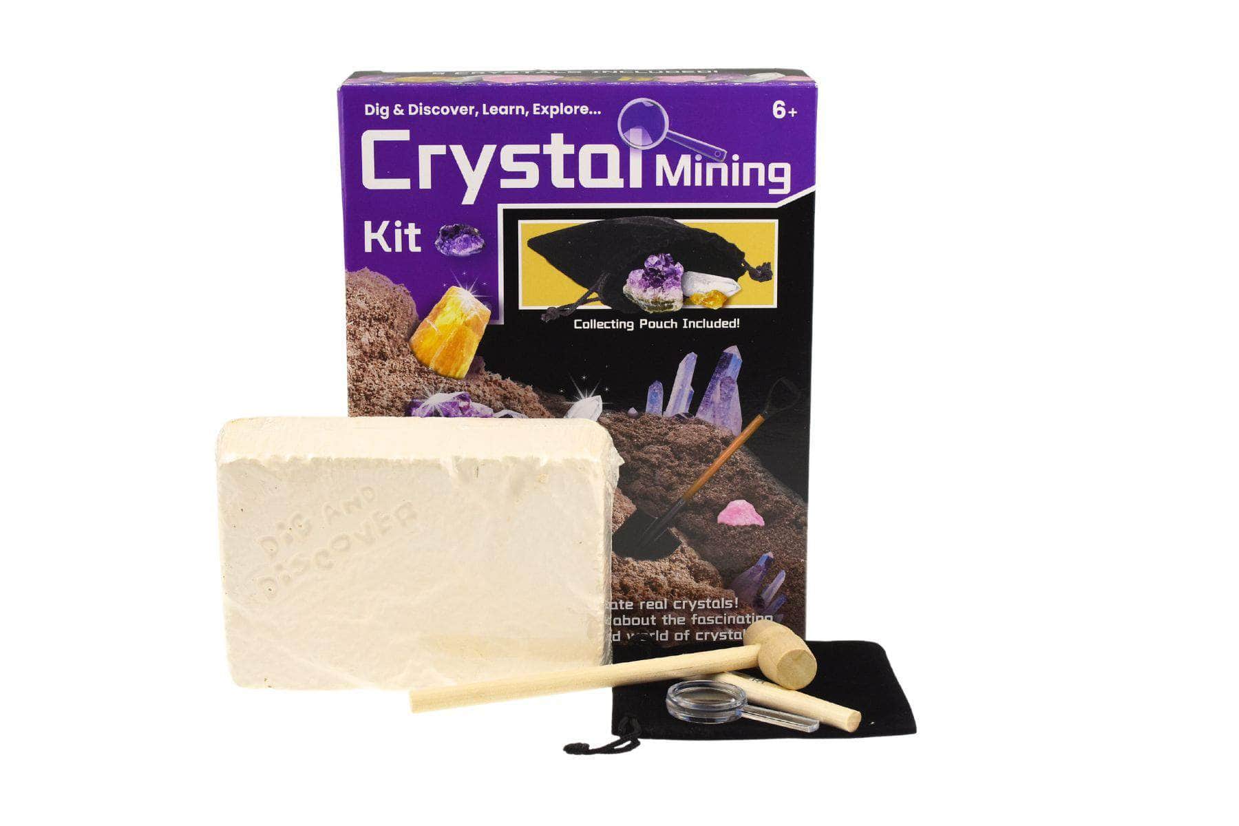 Dig & discover crystal mining kit