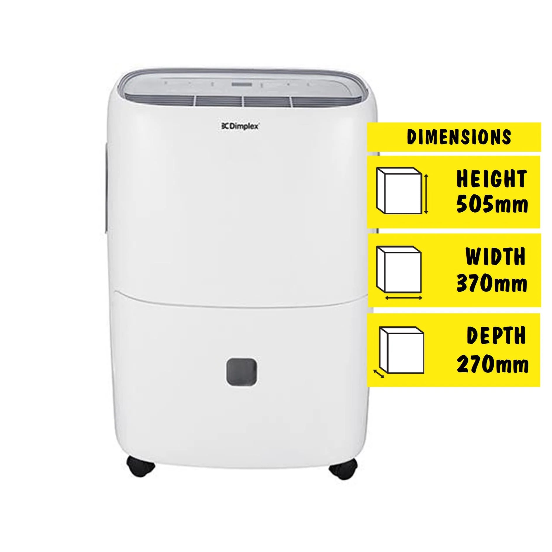 Dimplex 25L Dehumidifier with Electronic Controls