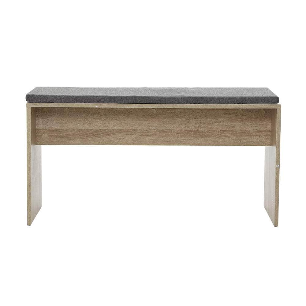 Dining Bench NATU Upholstery Seat Stool Chair Cushion Kitchen Furniture Oak 90cm