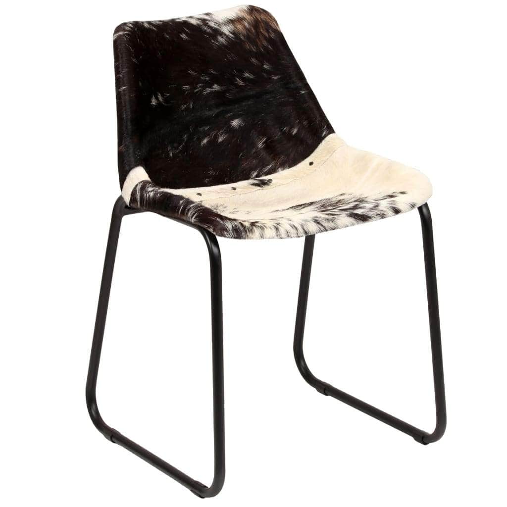 Dining Chair 4 pcs Genuine Goat Leather