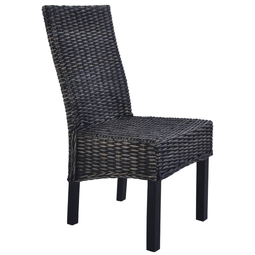 Dining Chairs 2 pcs Black