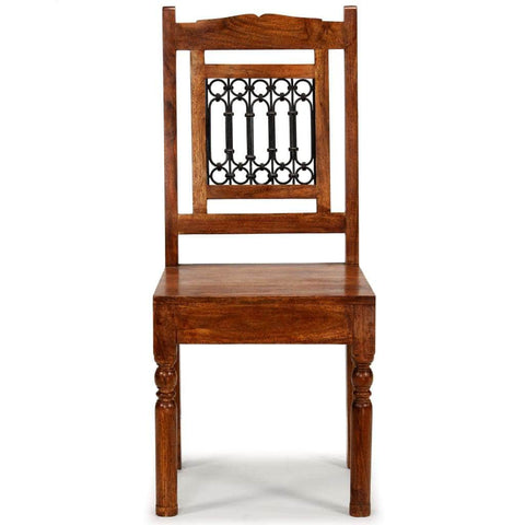 Dining Chairs 2 pcs Solid Wood with Sheesham Finish Classic