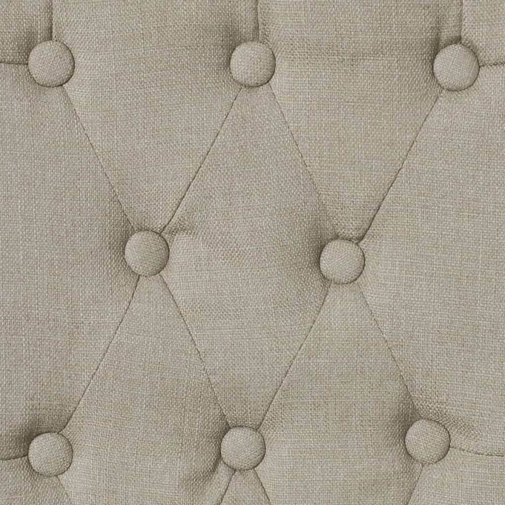 Dining Chairs 4 pcs Beige Fabric