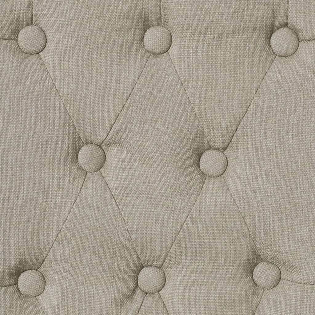 Dining Chairs 6 pcs Beige Fabric