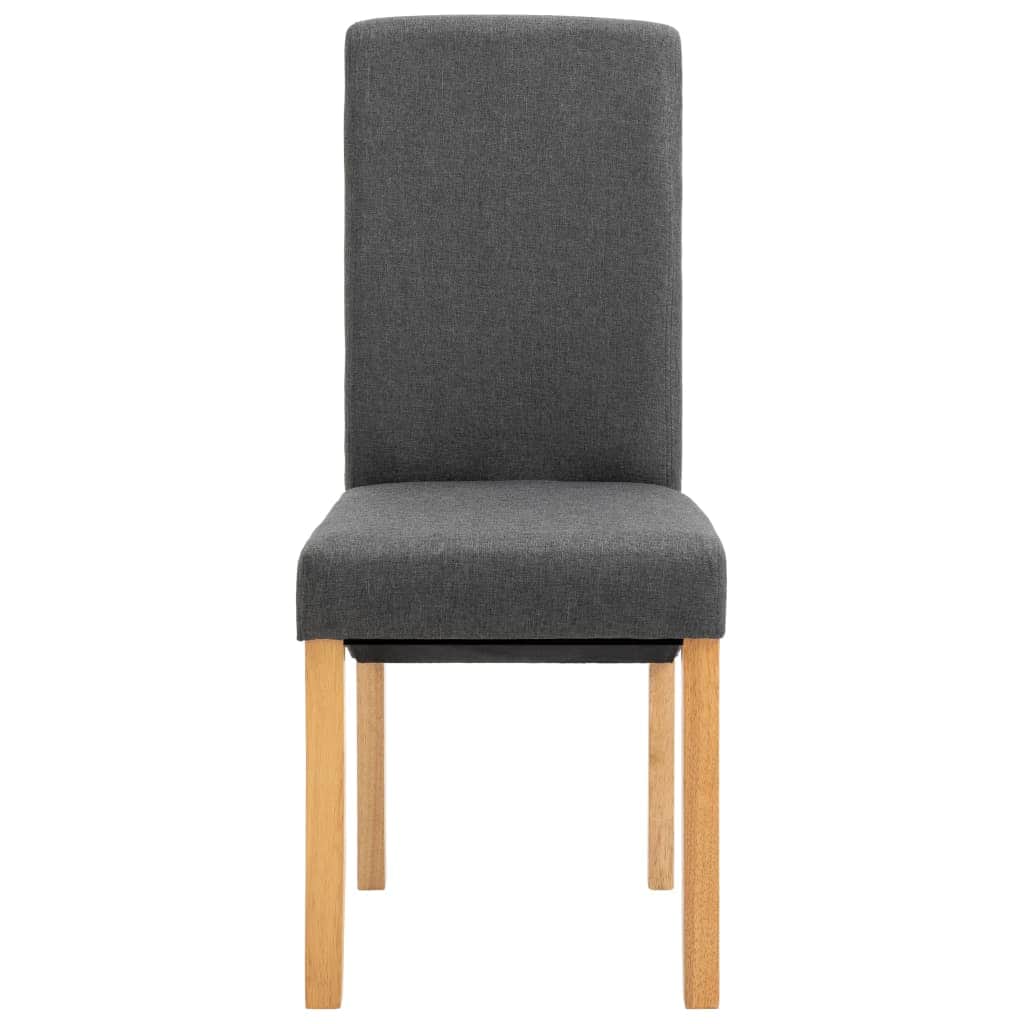 Dining Chairs 6 pcs Grey Fabric