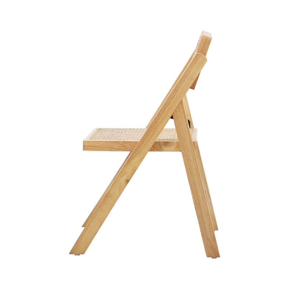 Dining Chairs Folding Rattan Chair Wooden