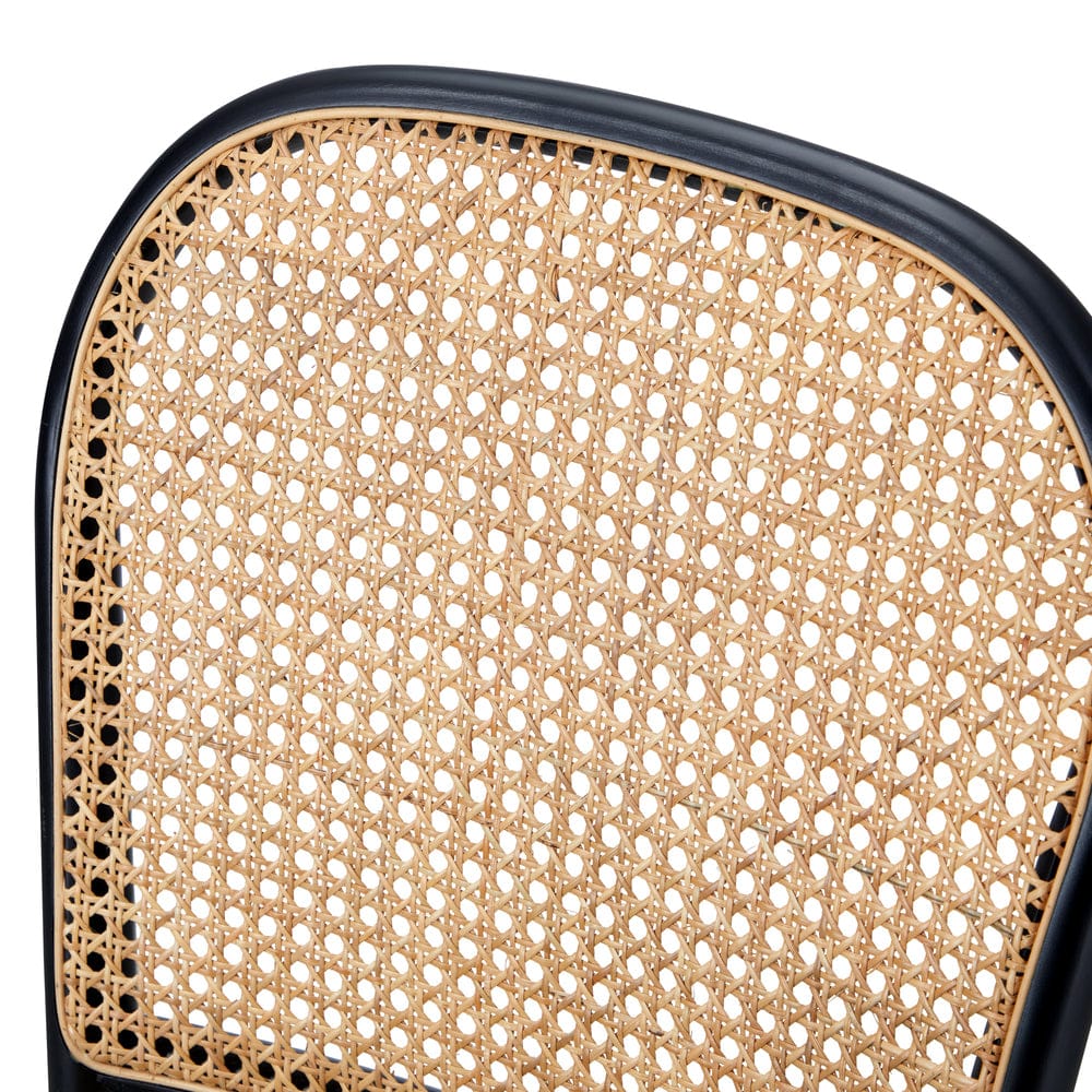 Dining Chairs Wooden Chairs Rattan Seat Beige