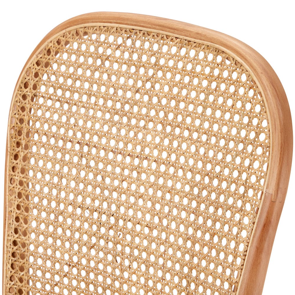 Dining Chairs Wooden Chairs Rattan Seat Beige