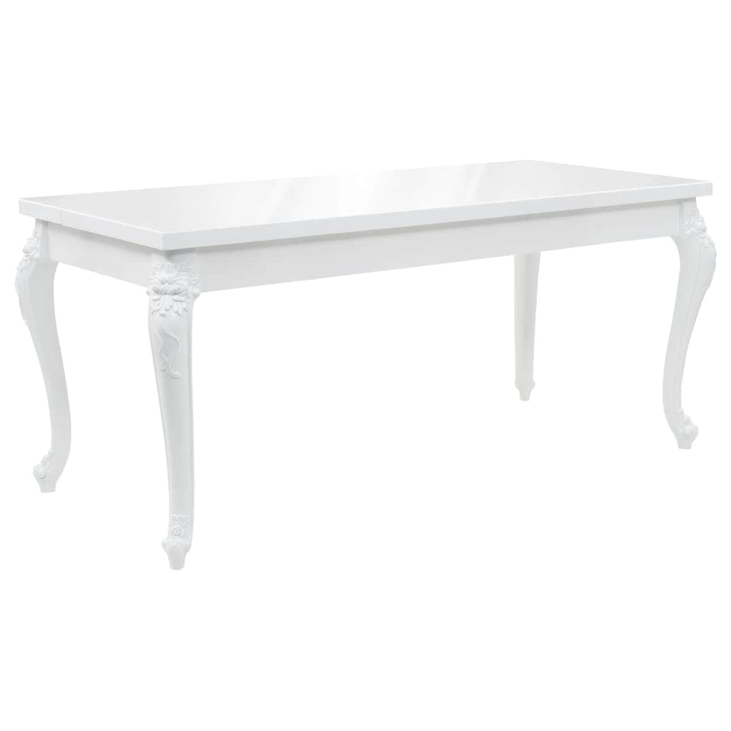 Dining Table High Gloss White