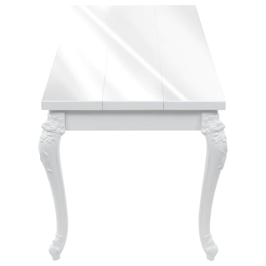 Dining Table High Gloss White