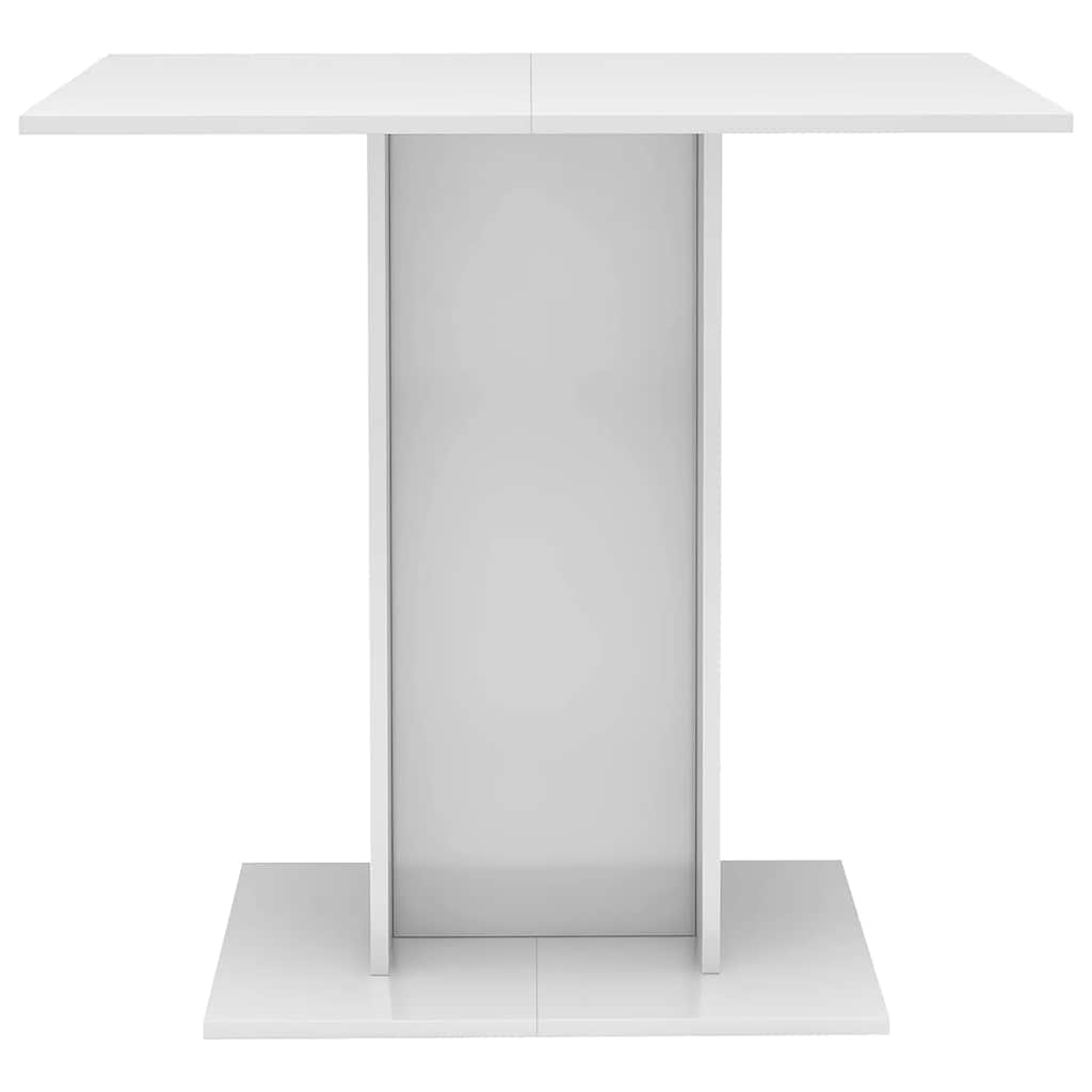 Dining Table High Gloss White  Chipboard