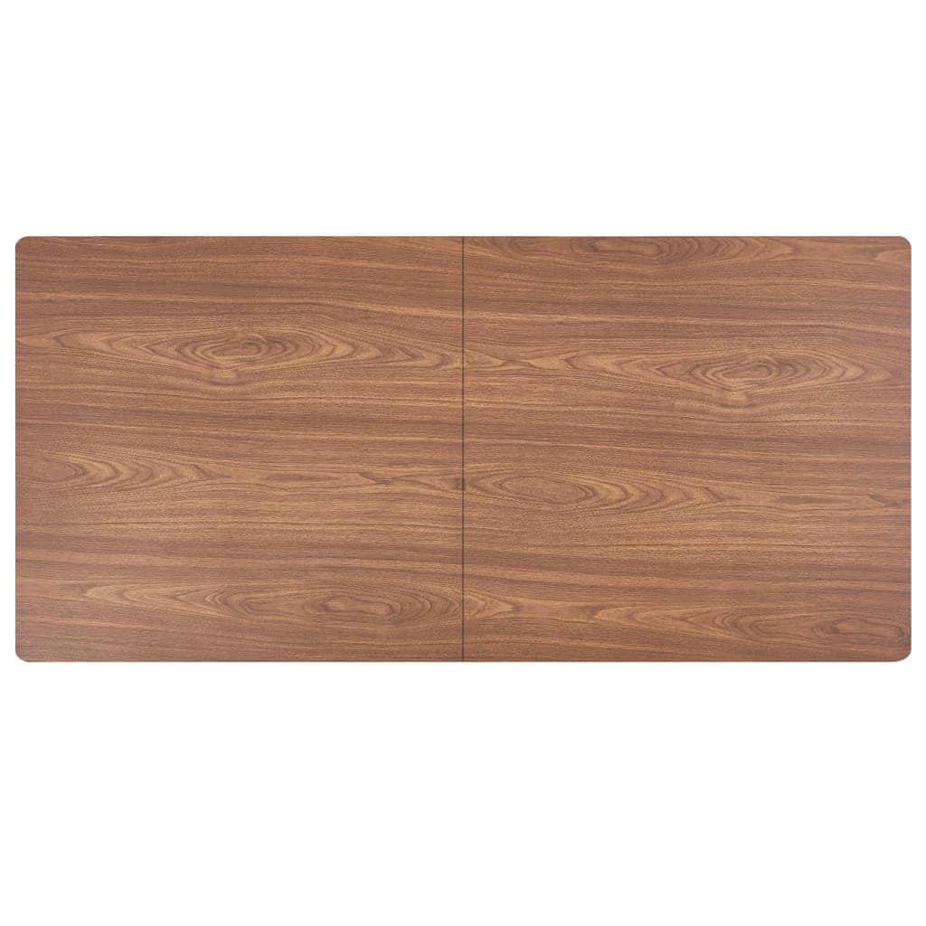 Dining Table MDF Black, Brown