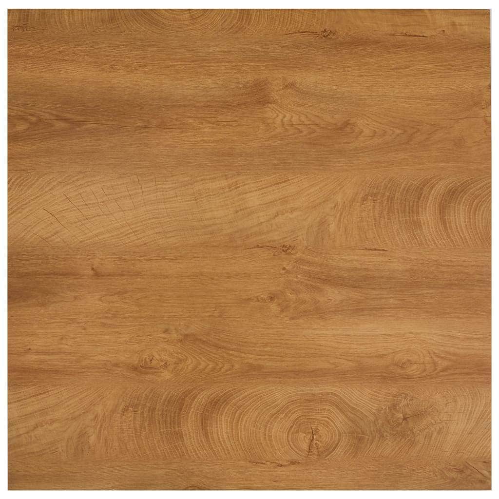 Dining Table Oak and Black  MDF