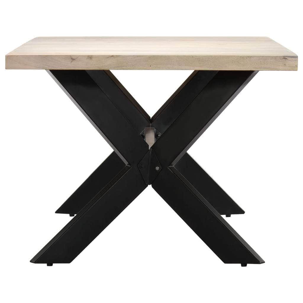 Dining Table Solid Bleached Mango Wood