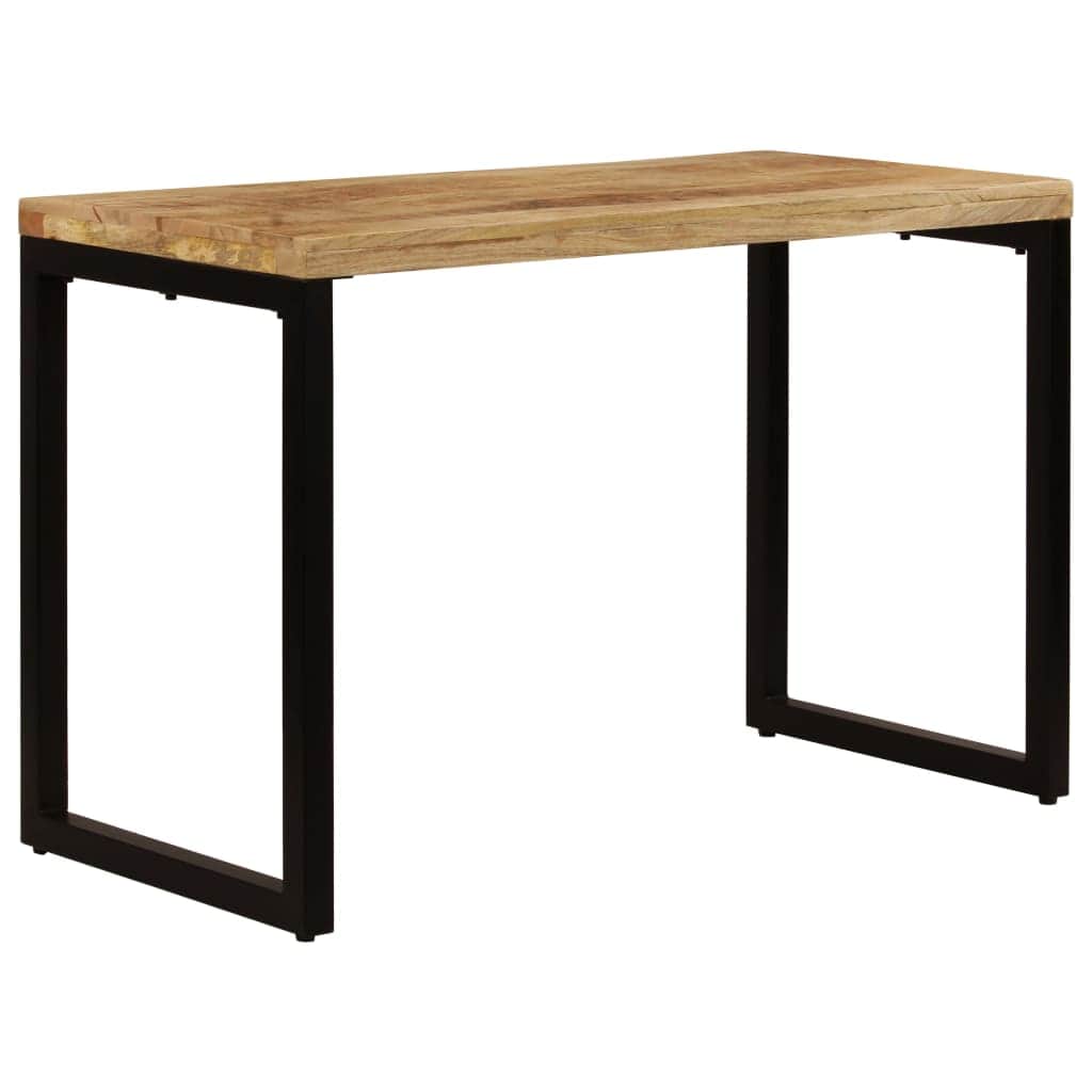Dining Table, Solid Mango Wood and Steel