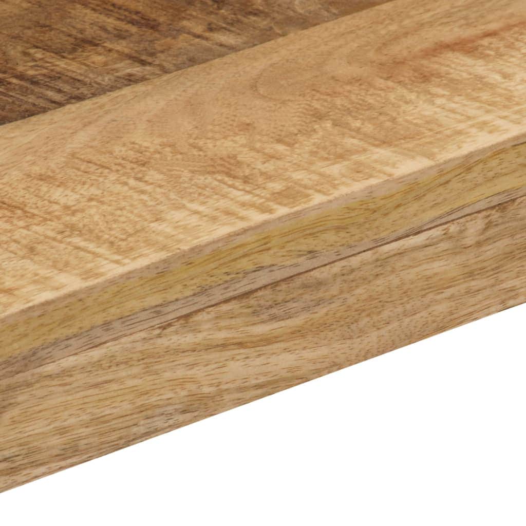 Dining Table, Solid Mango Wood and Steel