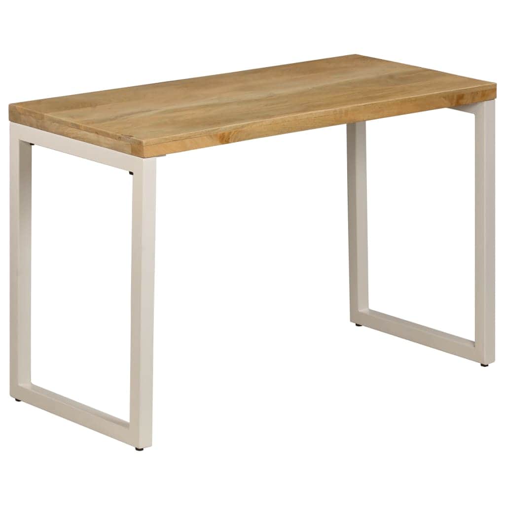 Dining Table, Solid Mango Wood and Steel