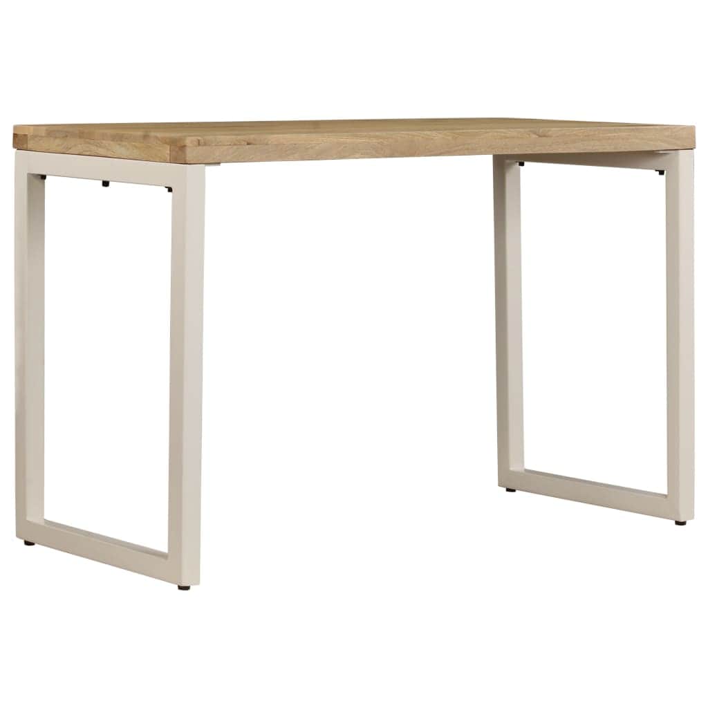 Dining Table, Solid Mango Wood and Steel
