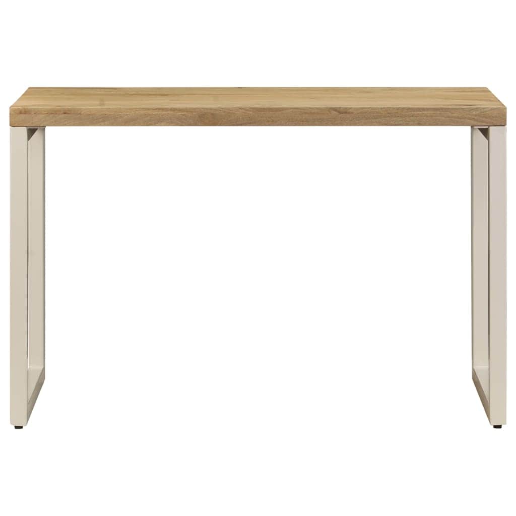 Dining Table, Solid Mango Wood and Steel