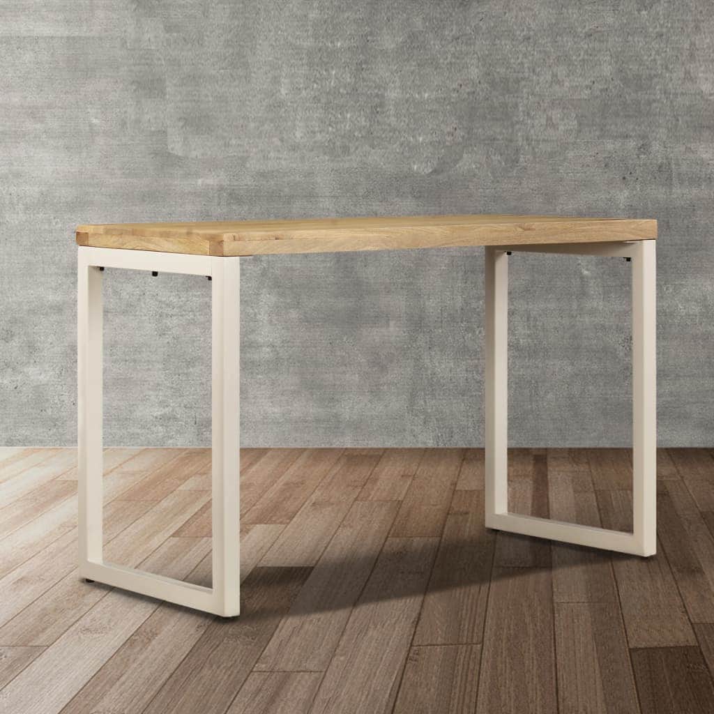 Dining Table, Solid Mango Wood and Steel