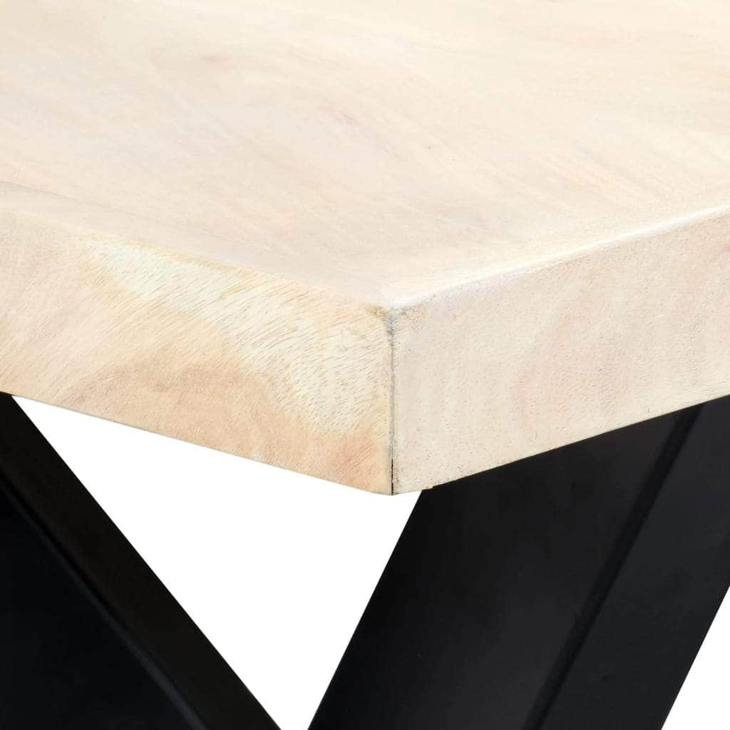 Dining Table Solid Mango Wood -White