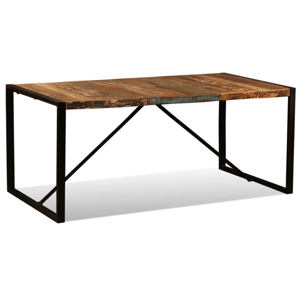 Dining Table Solid Reclaimed Wood 180 Cm