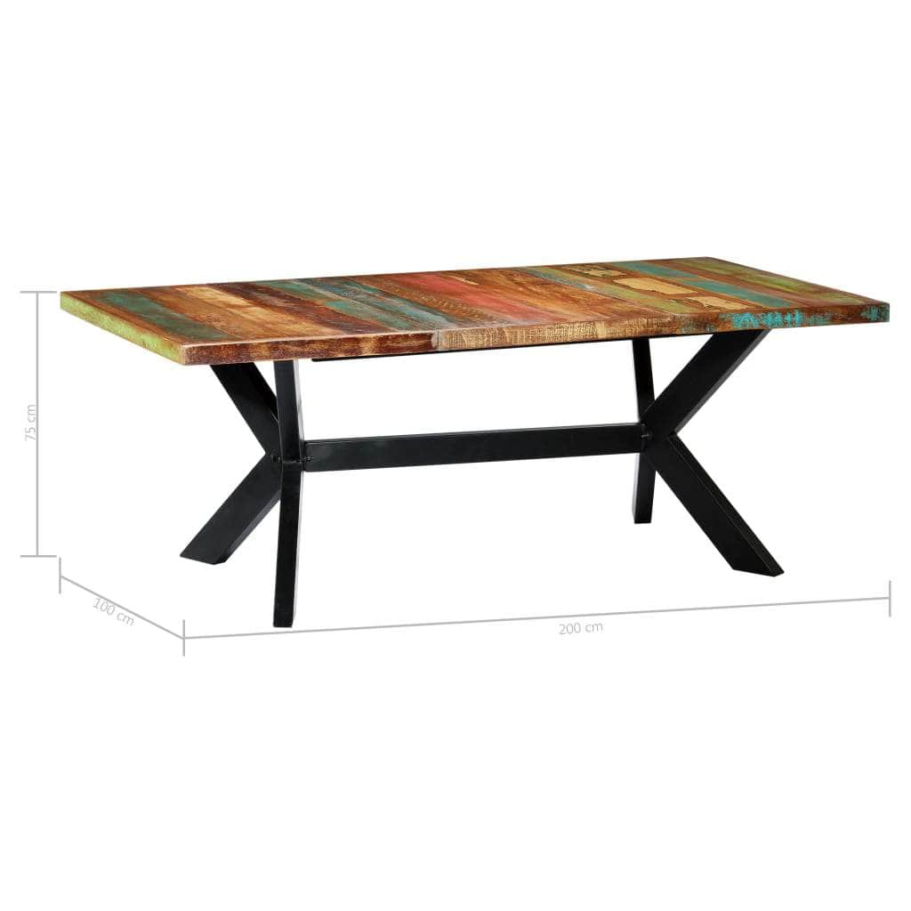 Dining Table Solid Reclaimed Wood