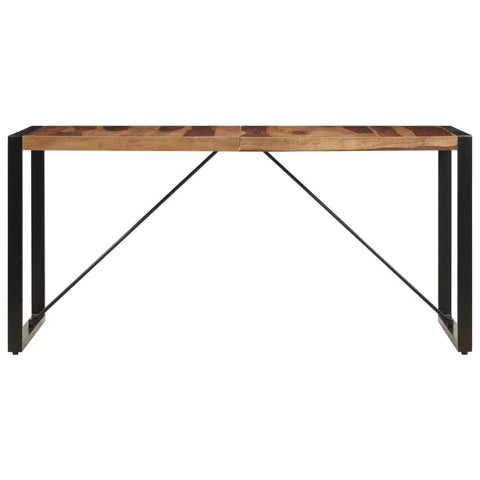 Dining Table Solid Sheesham Wood Brown