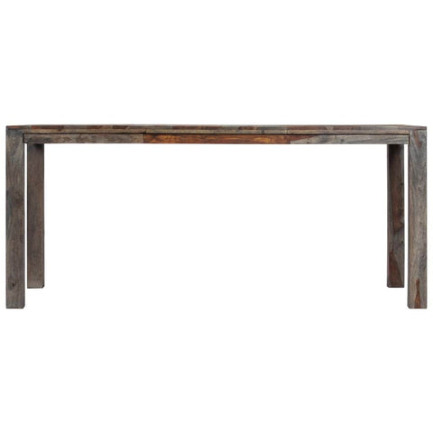 Dining Table Solid Sheesham Wood Grey