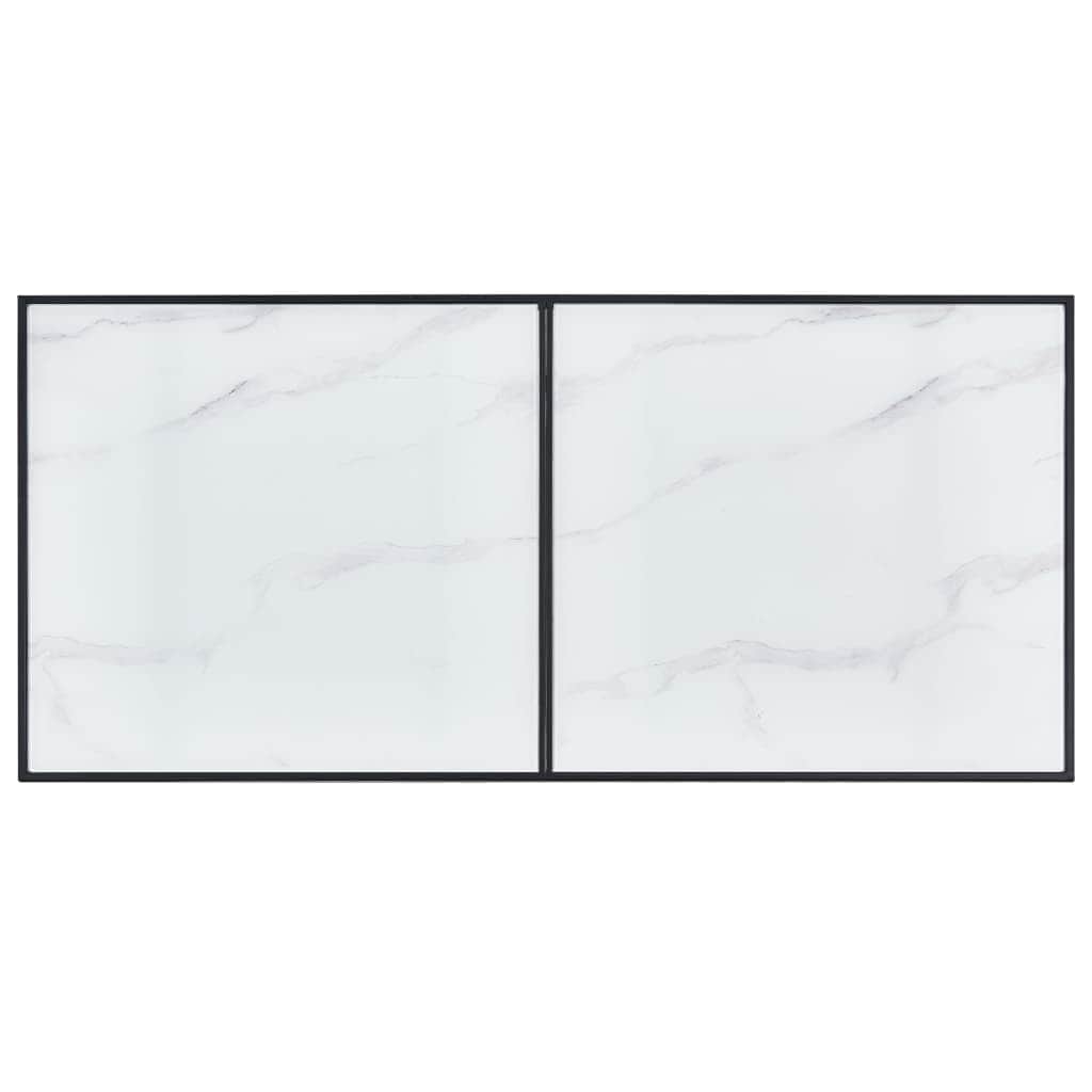 Dining Table Tempered Glass - White - Simple deals