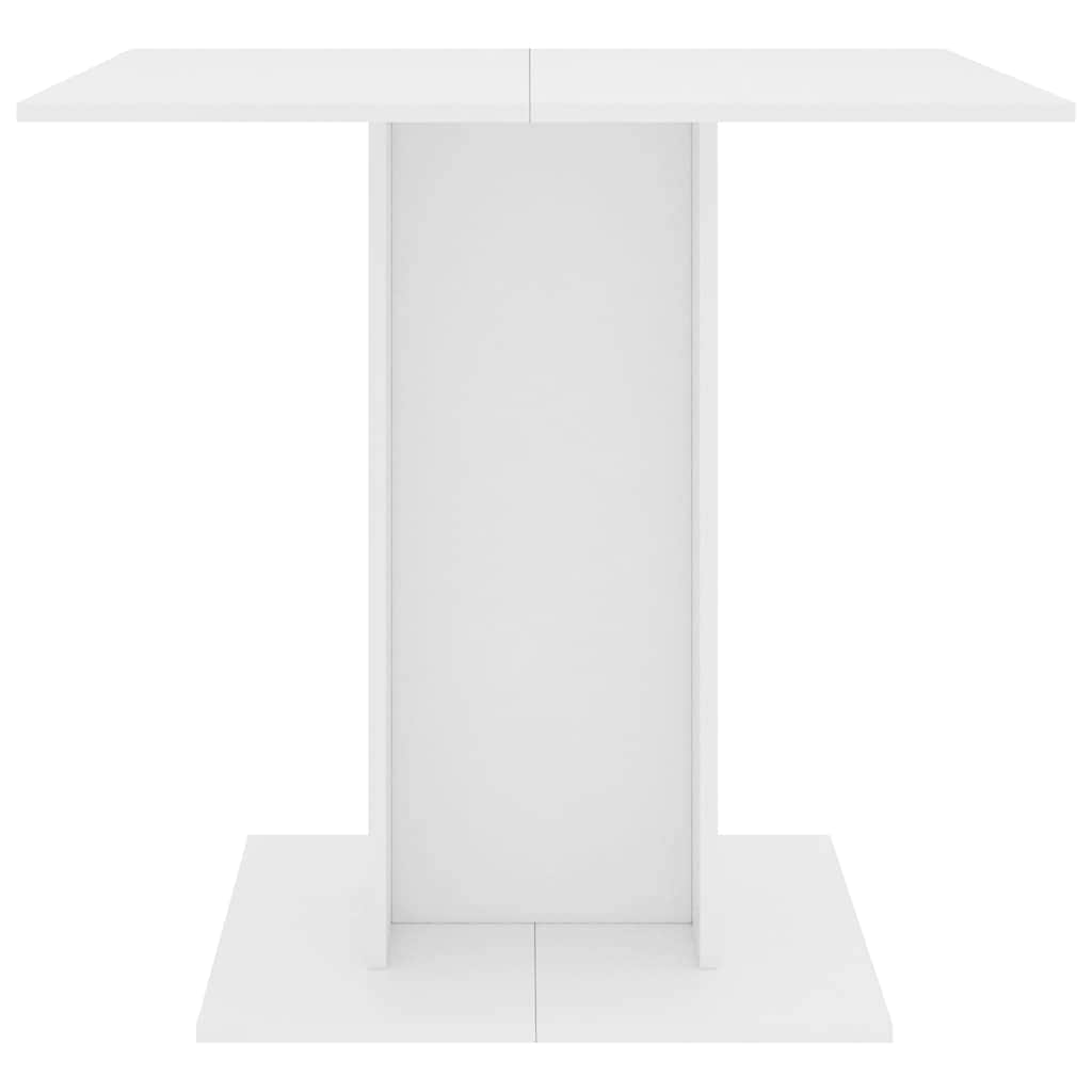 Dining Table White Chipboard