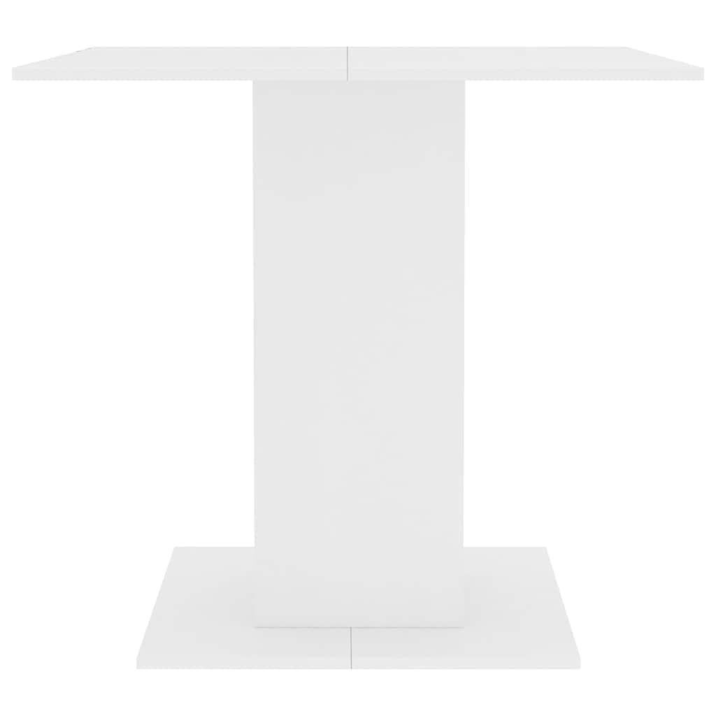 Dining Table White Chipboard