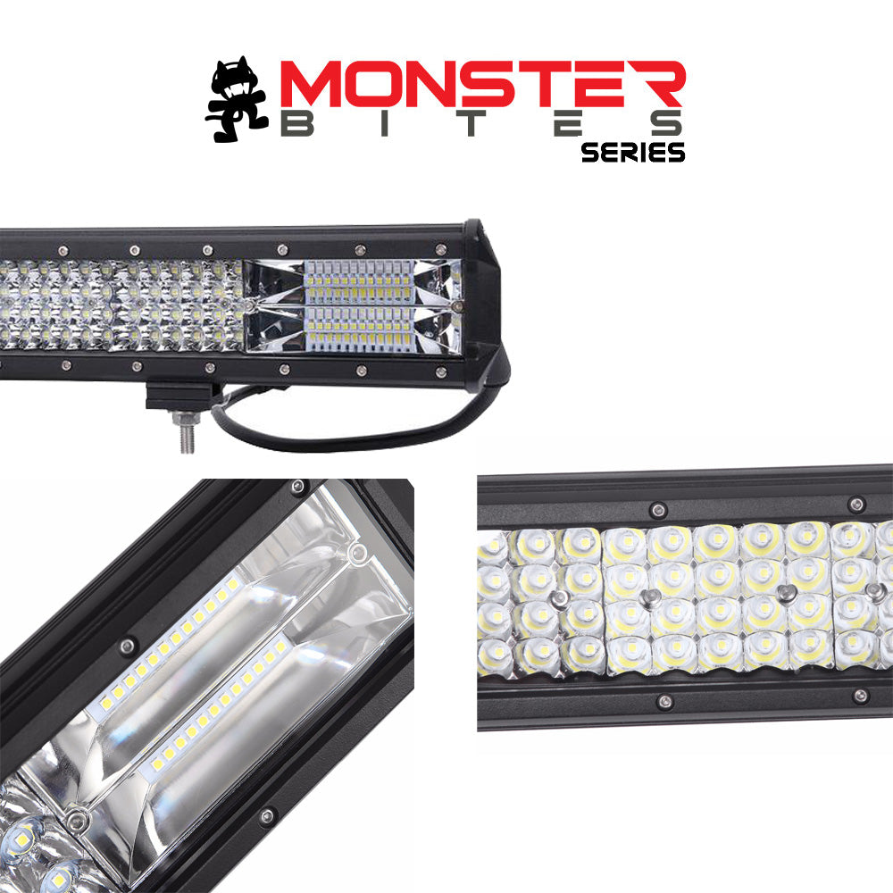 28" Philips Led Light Bar Quad Row Combo Beam Work Lamp 4Wd