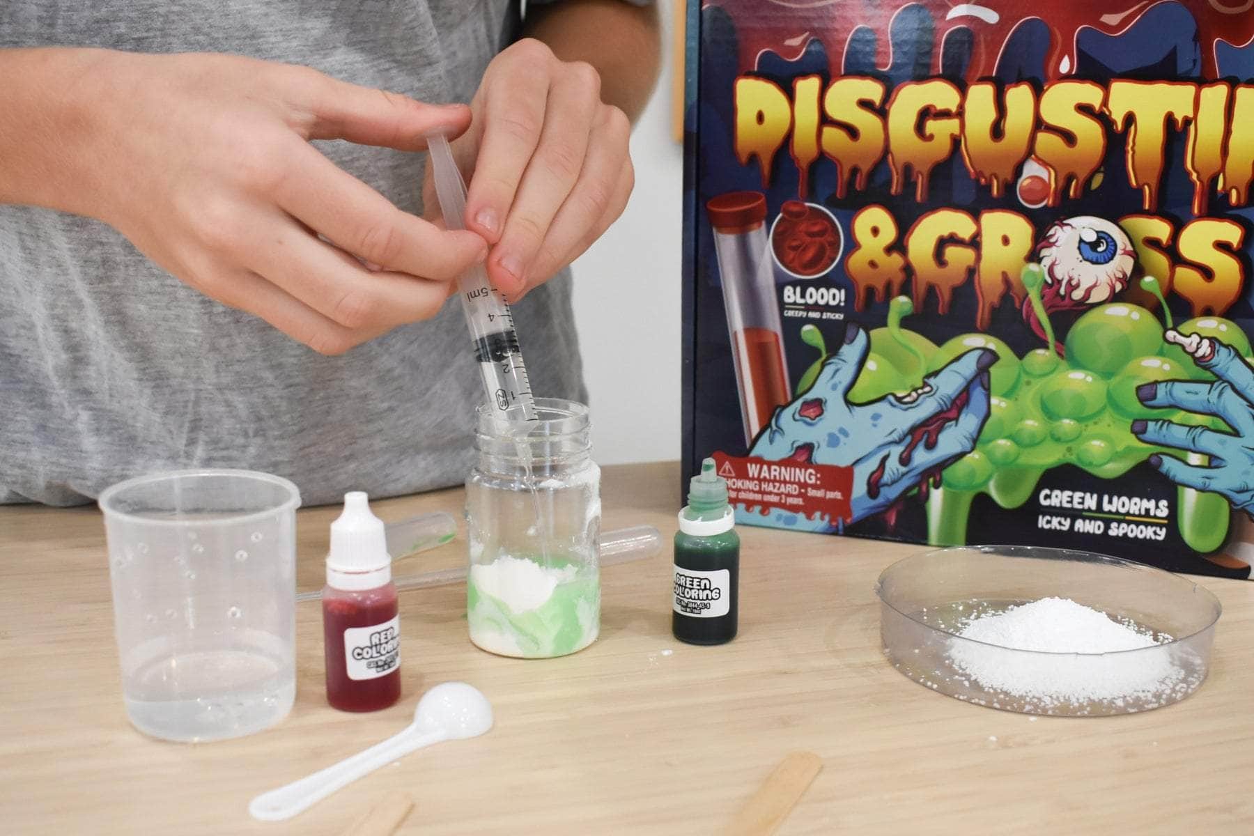 Disgusting and gross science kit