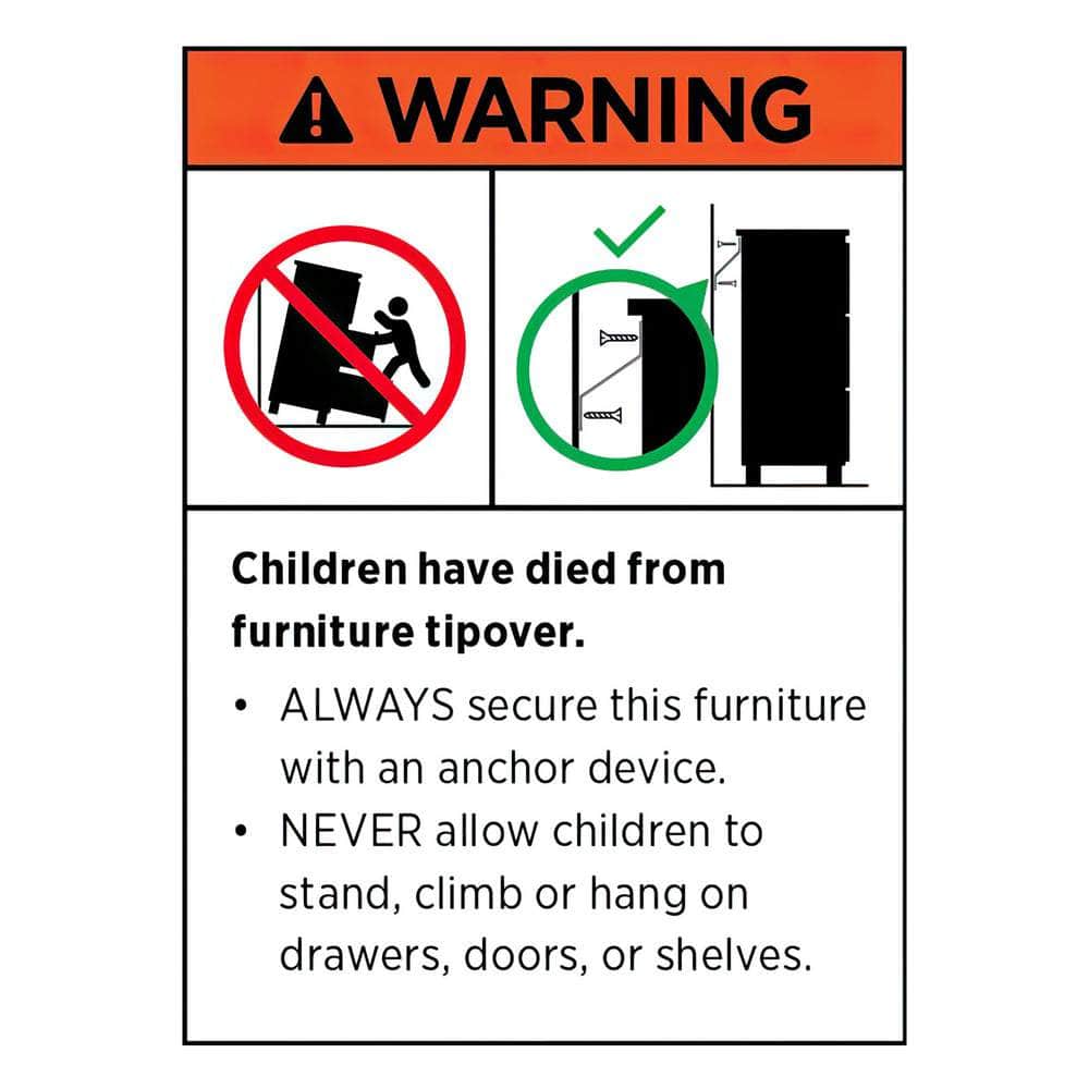 Display Cabinet 5 Tiers Clear Door Black