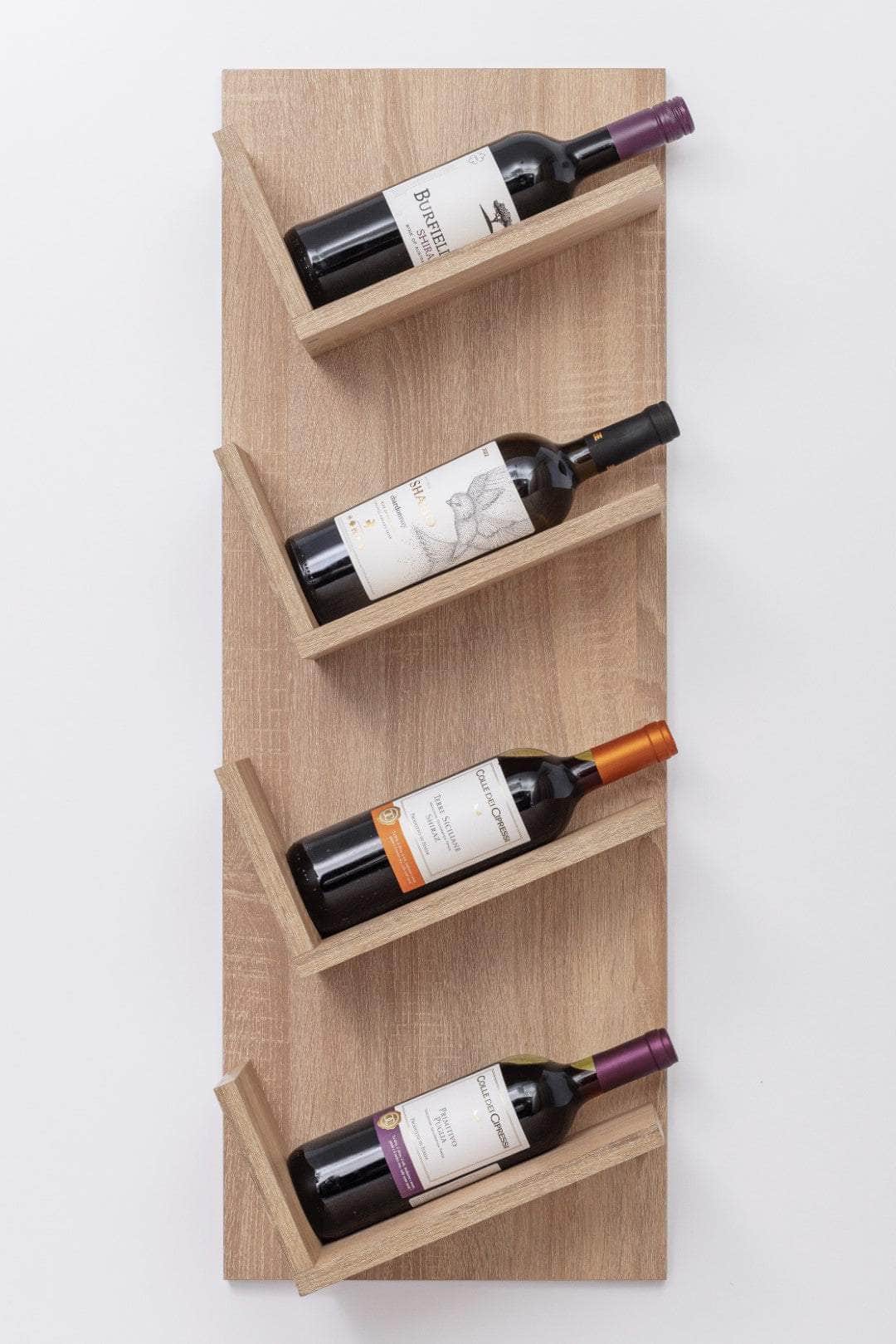 Display Shelf - Oak/White