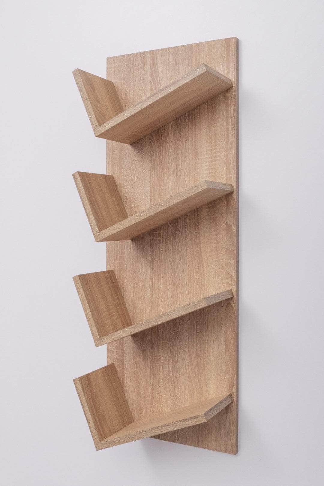 Display Shelf - Oak/White