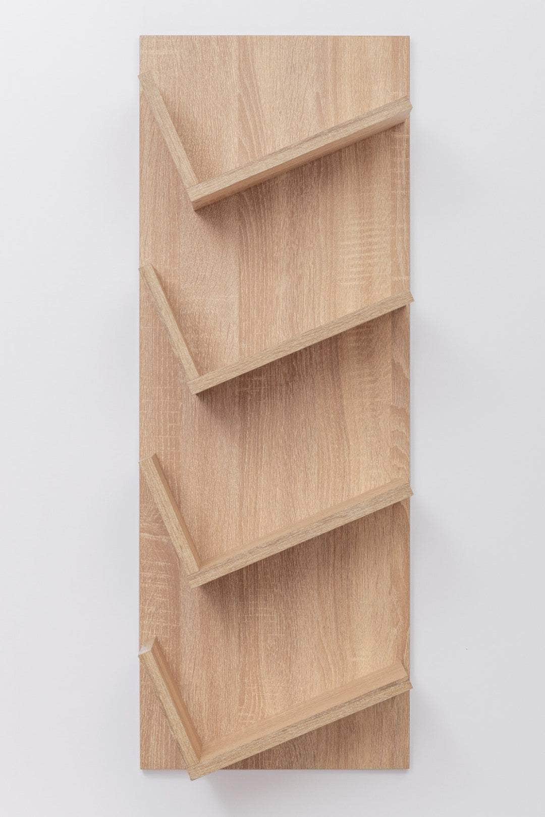 Display Shelf - Oak/White