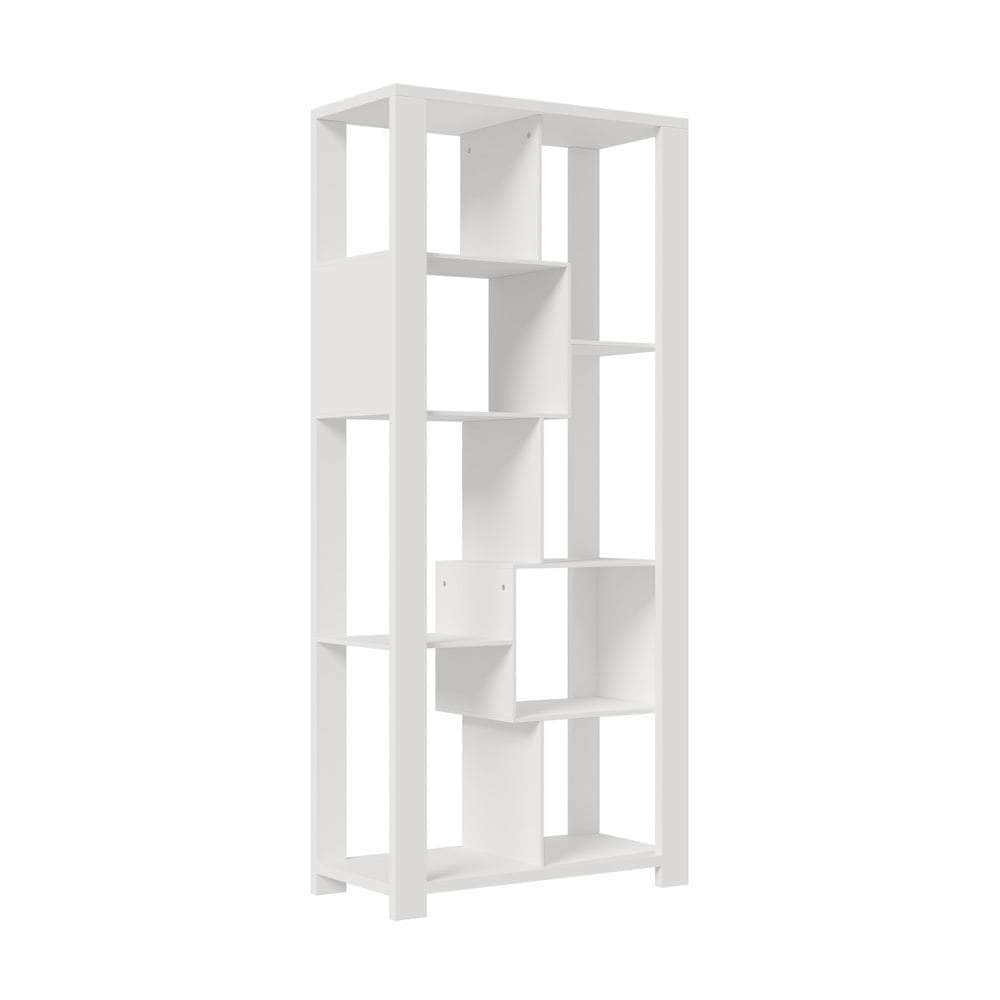 Display Shelf Open Multi-tier Shelves White