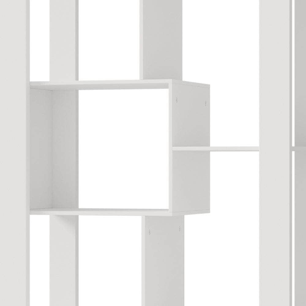 Display Shelf Open Multi-tier Shelves White