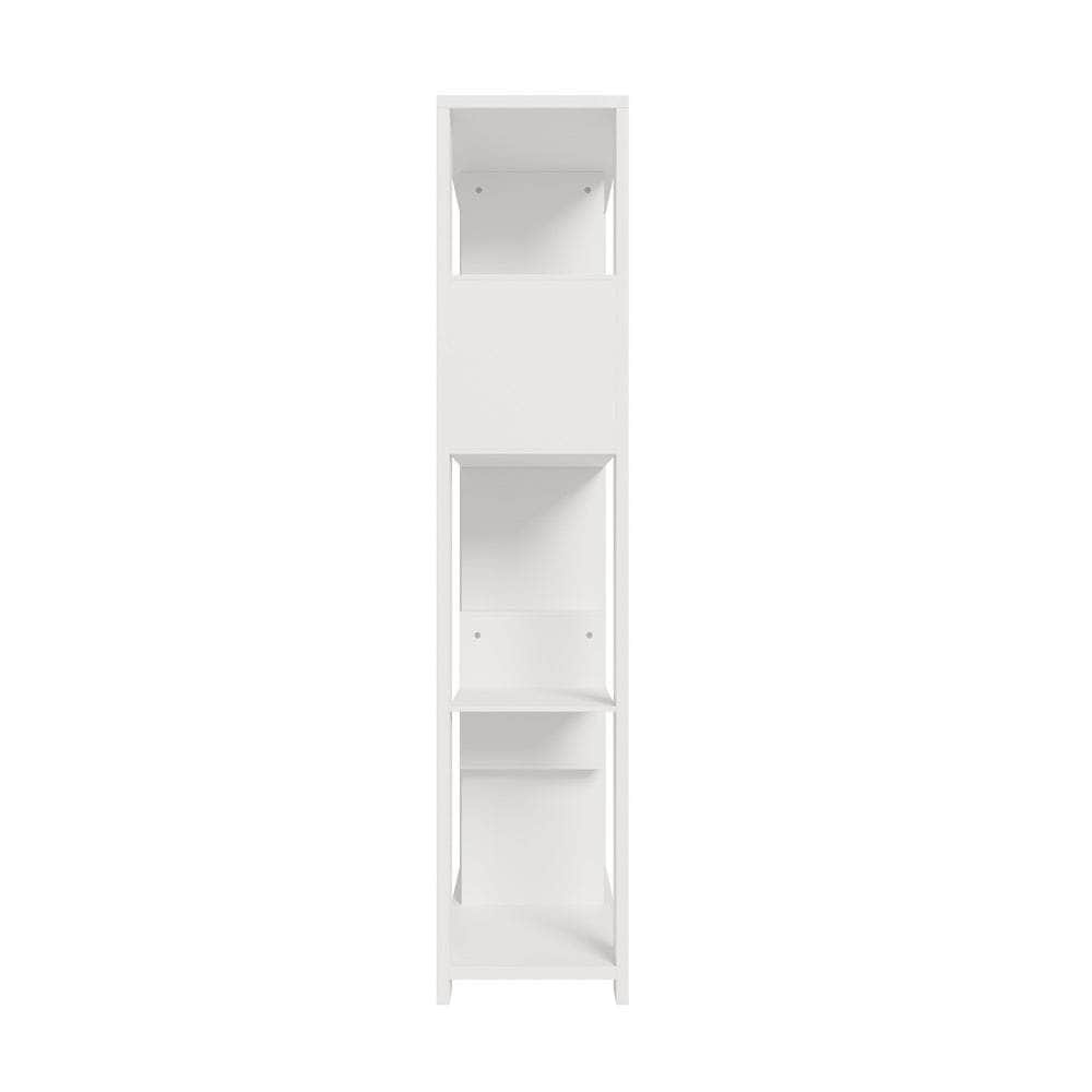 Display Shelf Open Multi-tier Shelves White