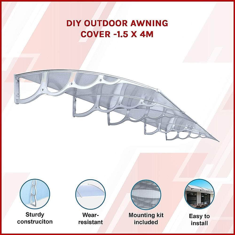 DIY Outdoor Awning Cover -1500x4000mm