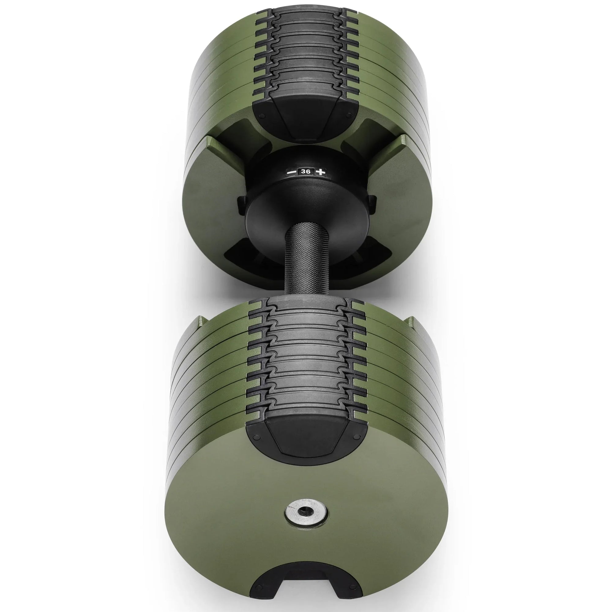 36KG Adjustable Dumbbell Set Dial Up Green | Simpledeals