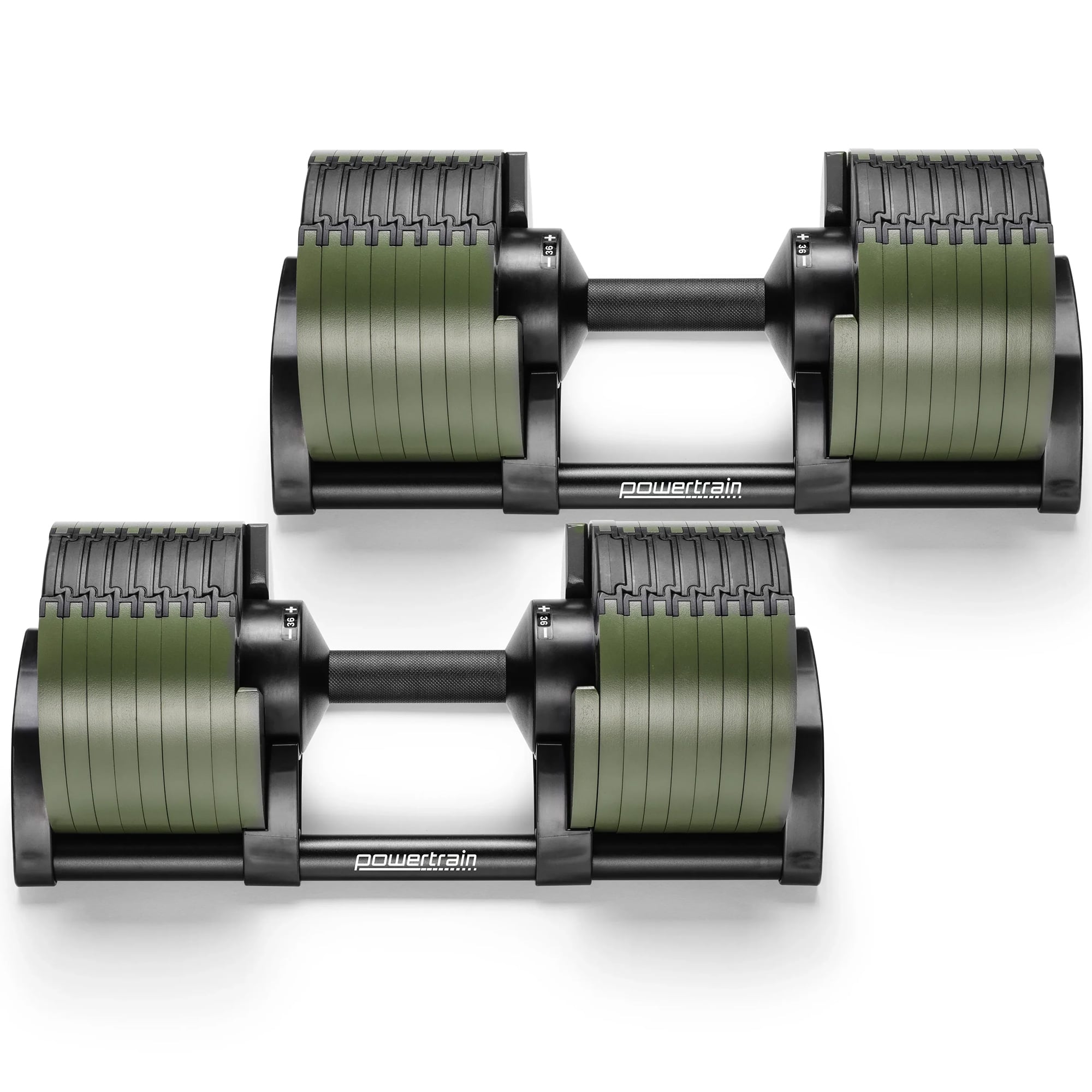 Adjustable Dumbbells 72kg Compact 48.5x18x18cm