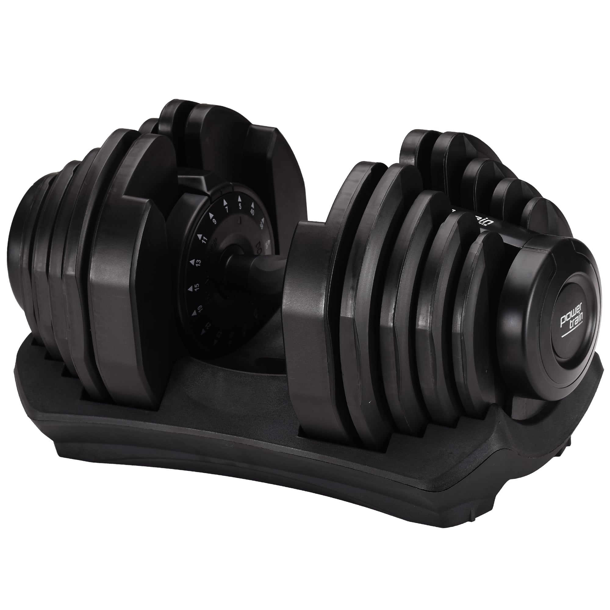 Adjustable Dumbbell 40kg Powertrain Home Gym