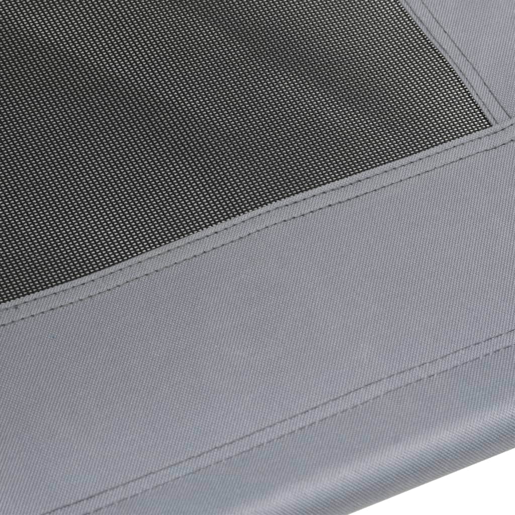 Dog Bed with Canopy Anthracite Oxford Fabric and Steel, Fabric finish
